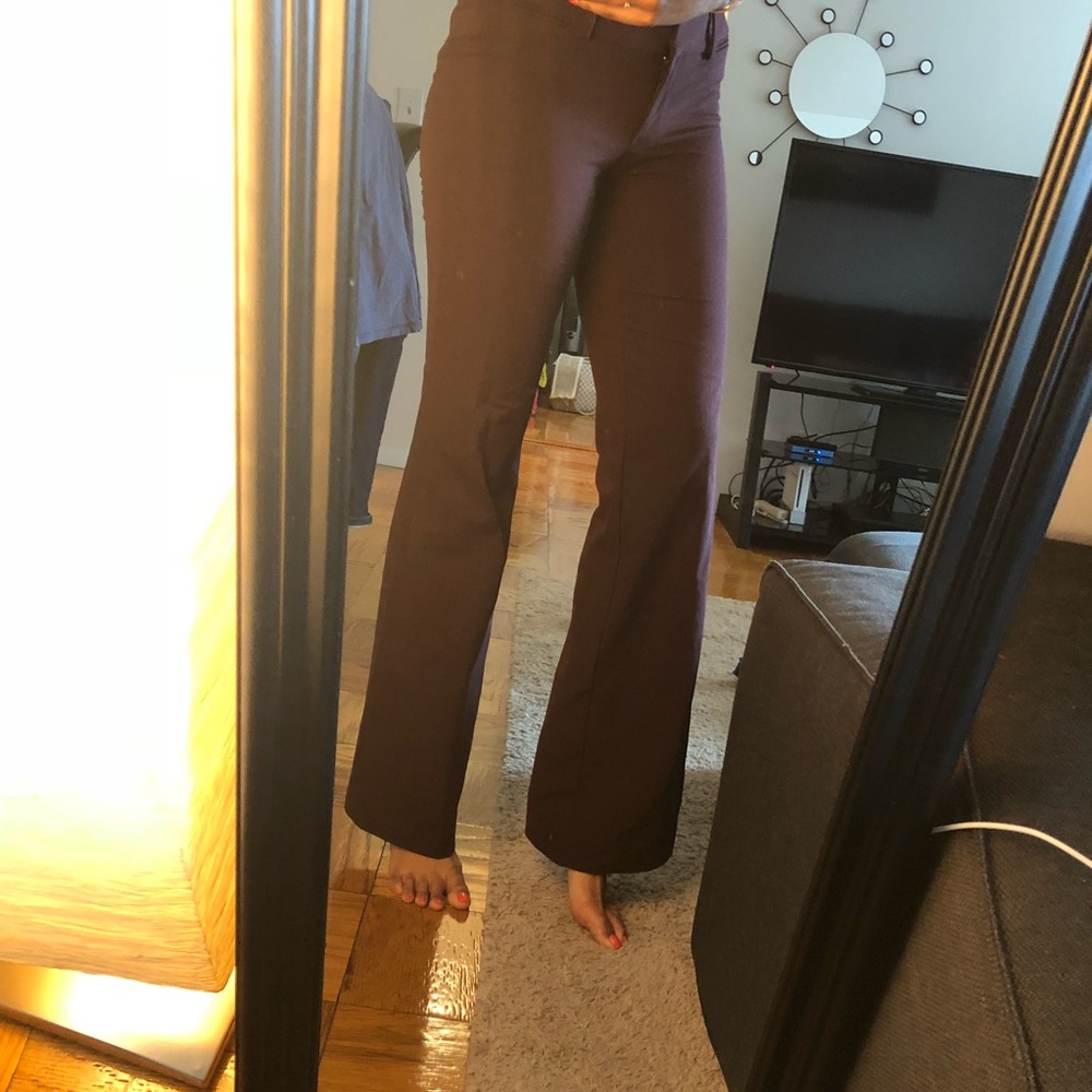 Maroon Business pants from LOFT